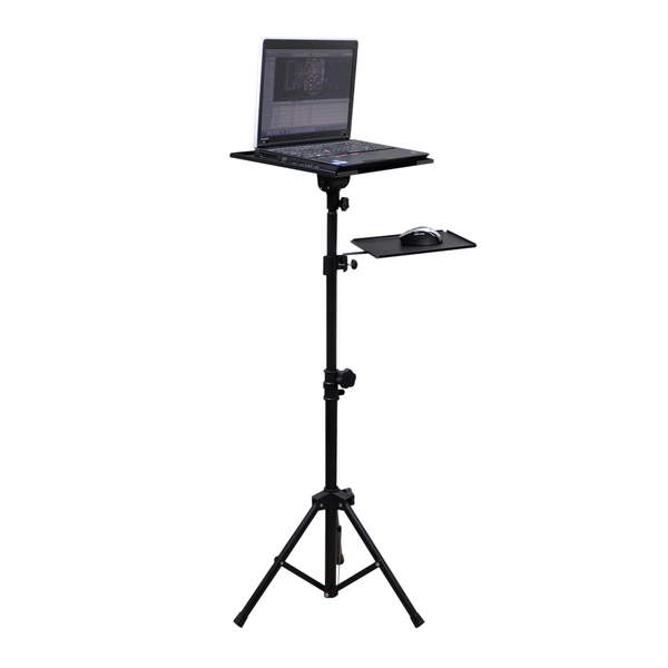 Adjustable Tripod Laptop Stand w/Shelf | getinthemix