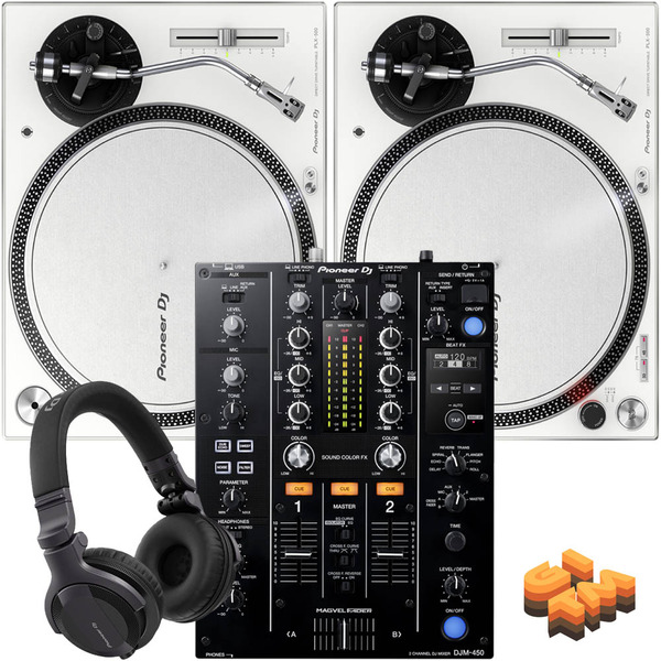 Pioneer DJ PLX-500、DJM-450セット Pioneer DJ PLX-500-K + DJM-S7 スクラッチDJ入門10点セット
