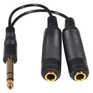 AV:Link 6.3mm Stereo Headphone/Audio Splitter Lead