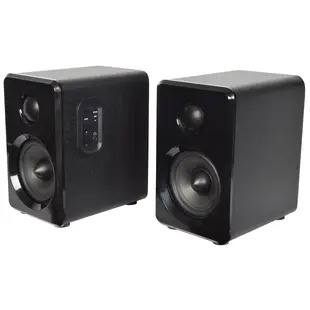 AV:Link Active Bluetooth Bookshelf Speakers Black