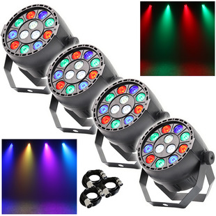 4x Equinox MicroPar RGBW with 3x DMX Cables