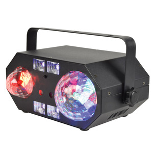 QTX Tetra 4-in-1 LED Moonflower + Ripple + Strobe/UV + Laser Effect