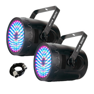 American DJ Rayzer (Pair) with DMX Cable