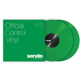 Serato 12 inch Control Vinyl Standard Colours (Pair) Green