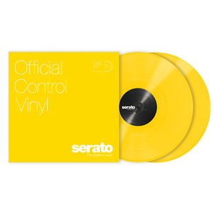 Serato 12 inch Control Vinyl Standard Colours (Pair) Yellow