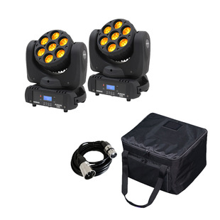 Equinox Fusion 140 x2 with Bag + DMX Cable