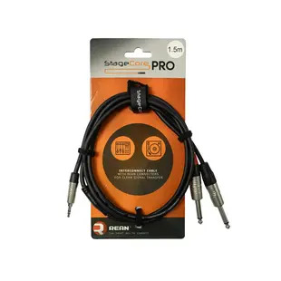 StageCore PRO iPRO170 3.5mm Mini Jack - 2x 6.35mm Mono Jacks 