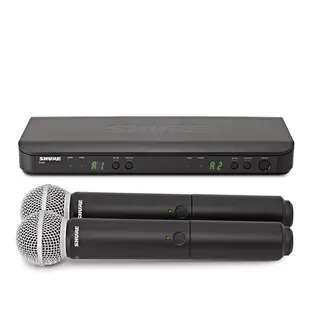 Shure BLX288/SM58-K3E Dual Handheld Wireless Microphone System
