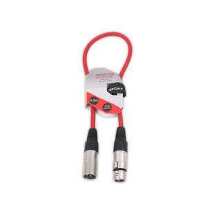 Stagecore XLR Male to XLR Female Red Cable 