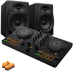 AlphaTheta DDJ-FLX2 + DM-50D-BT Bundle 