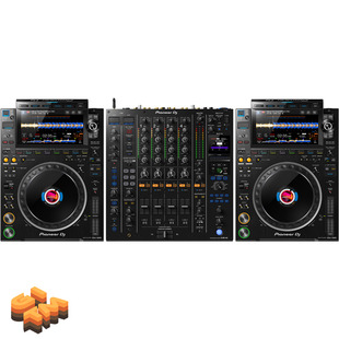 Pioneer DJ CDJ-3000 (Pair) + DJM-A9 Mixer Bundle 