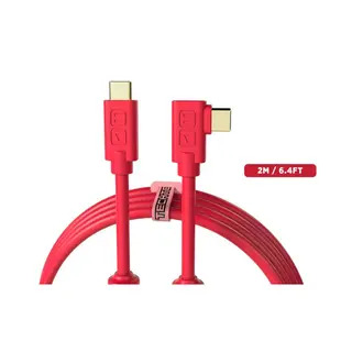 DJ Tech Tools Chroma Cable USB (C-C) Angled 2m (Red)