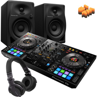 Pioneer DJ DDJ-800, DM-40-D + HDJ-CUE1 Bundle
