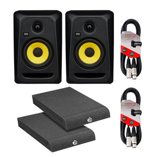KRK RP8 Classic (Pair) w/ Isolation Pads + Cable