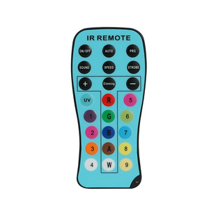 LEDJ IR Remote for Spectra HEX Fixtures (RGBWAUV)