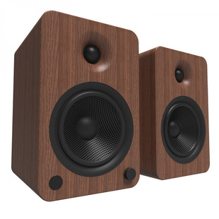 Kanto YU6 Powered Bookshelf Speakers - Walnut