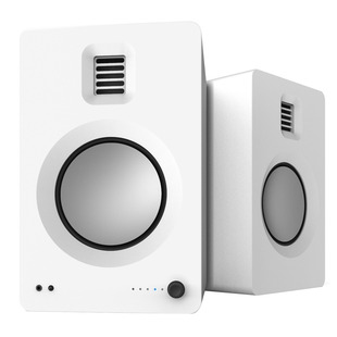 Kanto TUK Powered Bookshelf Speakers with Bluetooth (Pair) - Matte White