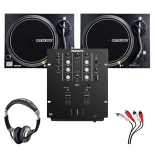 Reloop RP-1000 MKII Turntables & Numark M2 Black Mixer Package