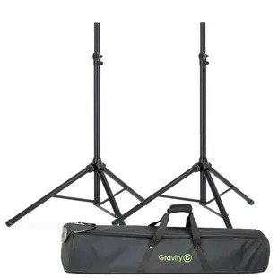 Gravity SP 5211 GS B Speaker Stands (Pair) with Transport Bag