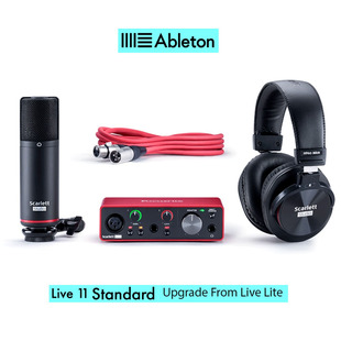 Focusrite Scarlett Solo Studio 3rd Gen w/ Live 11 Standard UPG from Live Lite
