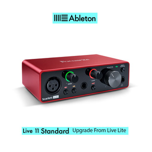 Focusrite Scarlett Solo (3rd Gen) w/ Live 11 Standard UPG from Live Lite