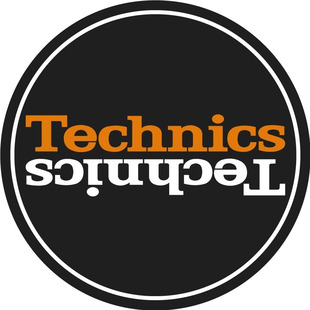 Technics Slipmat Duplex 6 White/Orange Mirror On Black