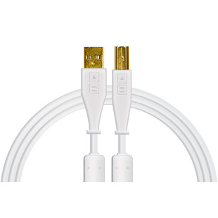 DJ TechTools Chroma Cable USB (A-B) Straight 1.5m White