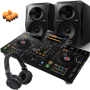 Pioneer DJ XDJ-RX3, VM-50 Monitors + HDJ-CUE1 Bundle 