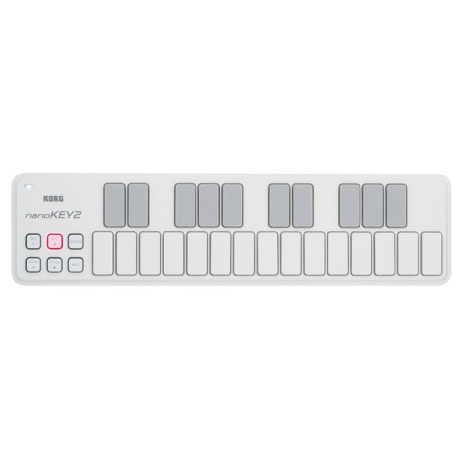 Korg NanoKey 2 Slim Line USB Keyboard White