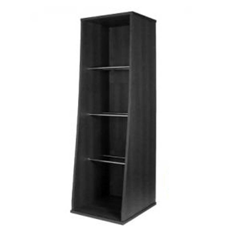Sefour Vinyl Storage Tower Black