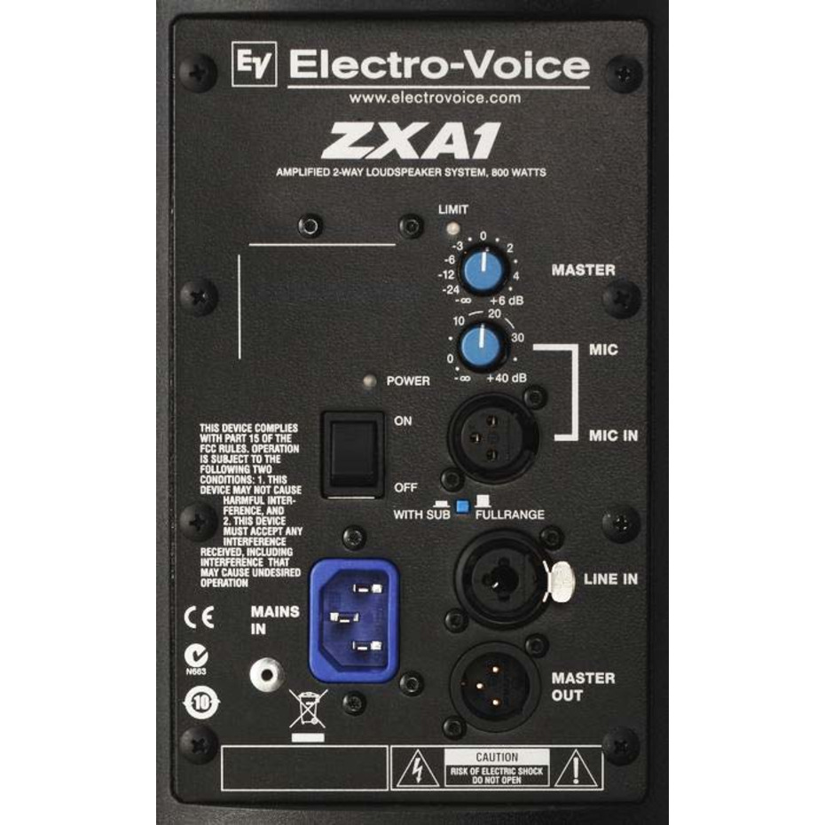 Electro-Voice ZXA1-90B Powered PA Speaker