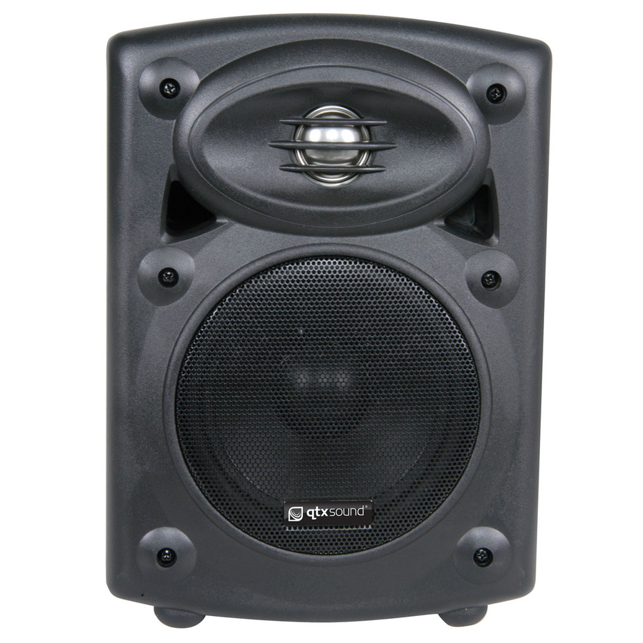 QTX Sound QR5B Stereo Speakers Black PAIR