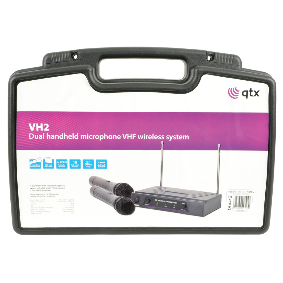QTX Sound VH2 VHF Microphone System