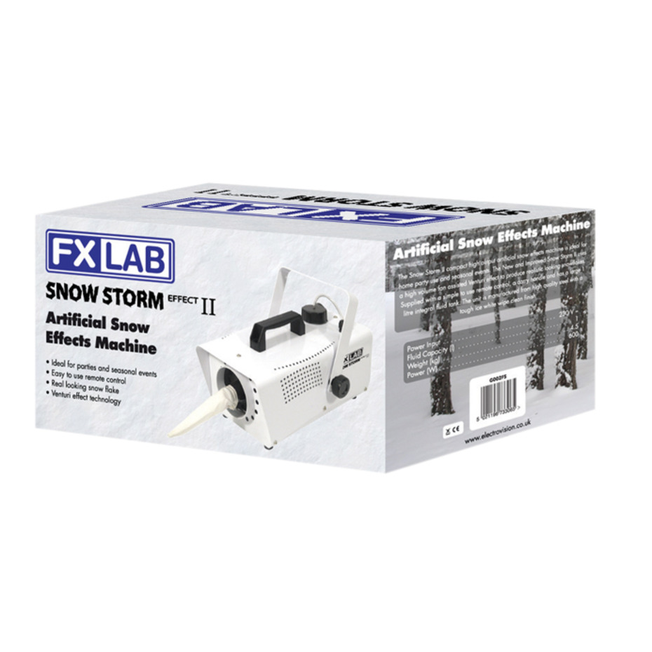FXLAB Snow Storm II Artificial Snow Effects Machine