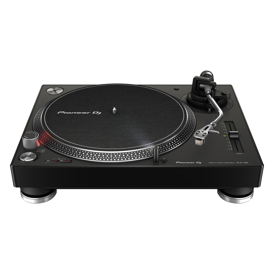 Pioneer DJ PLX-500 Black Direct Drive DJ Turntable 