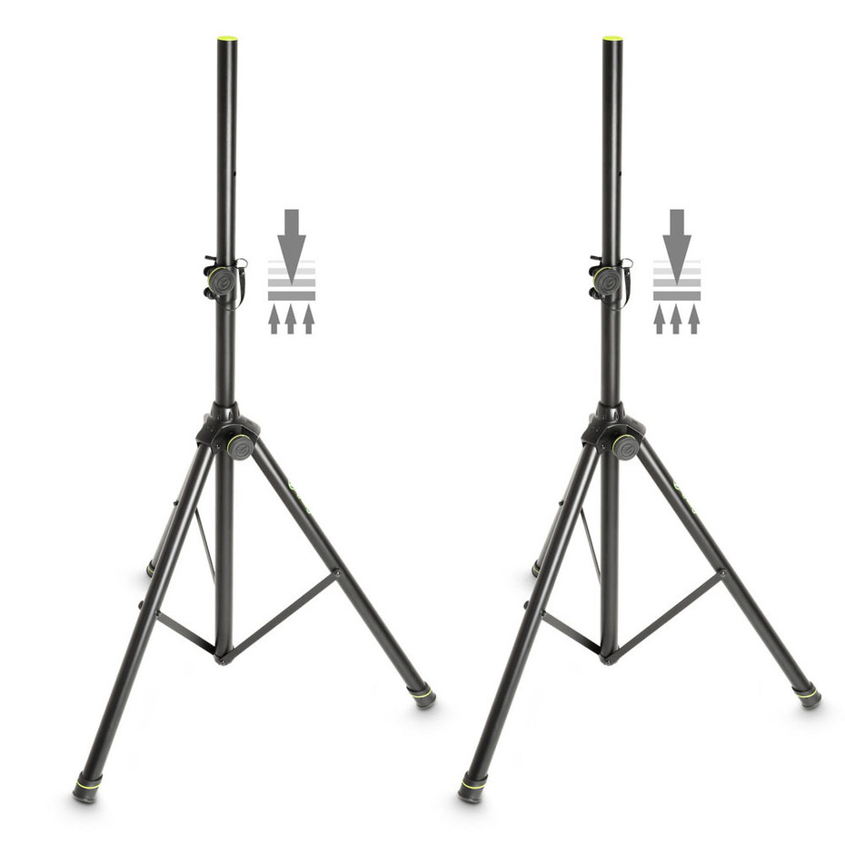 Gravity SP 5211 ACB Pneumatic Speaker Stands (Pair) with Transport Bag