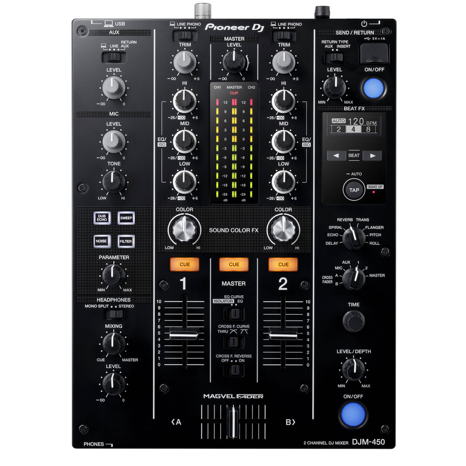Pioneer DJ CDJ-3000 (x2) + DJM-450 w/ Cable