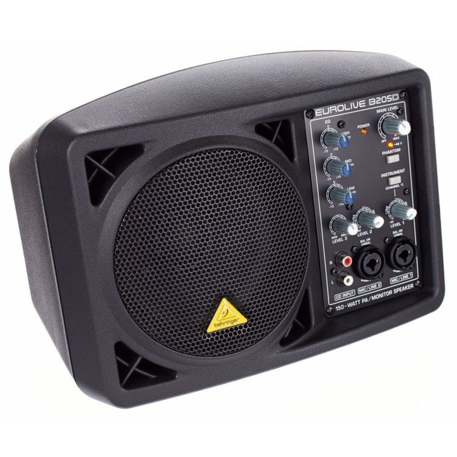 Behringer B205D Powered Monitor PA Speaker