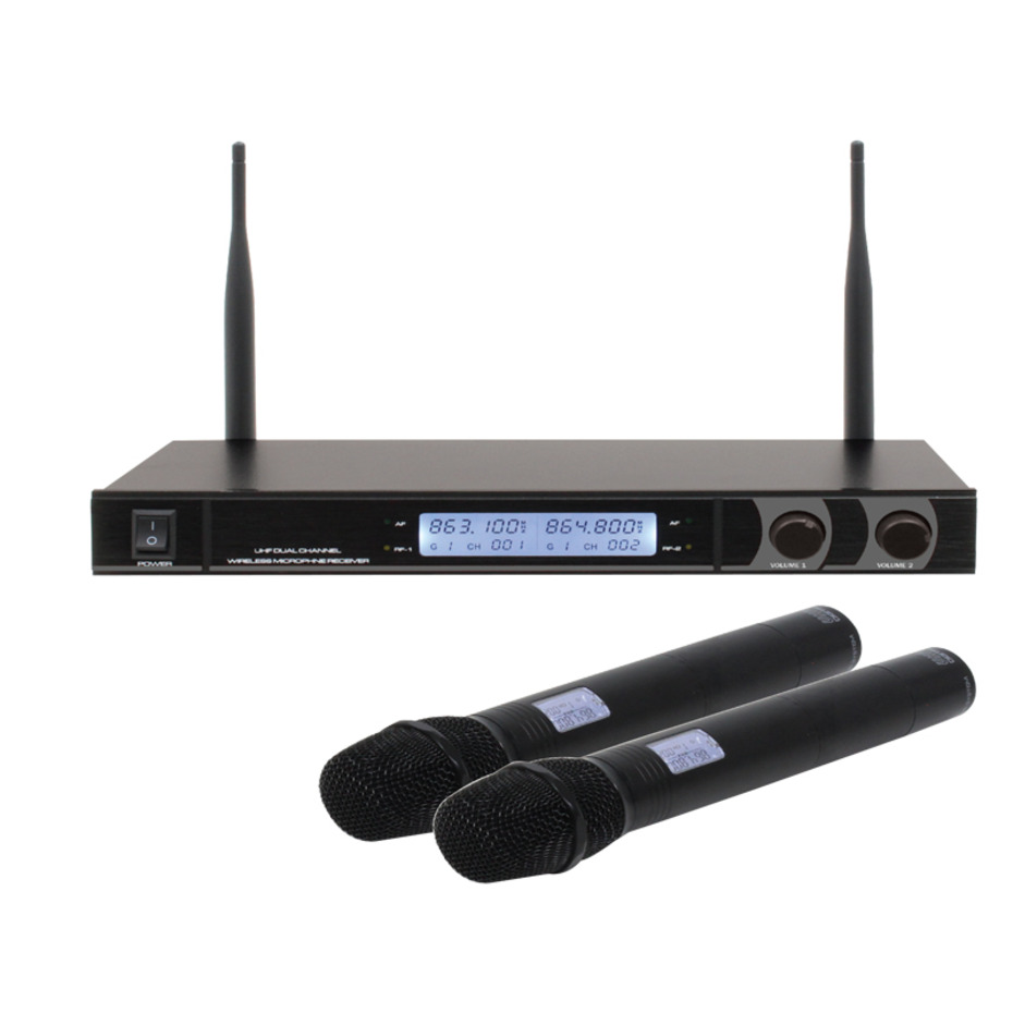 W Audio RM 30T Twin UHF Handheld Radio Mic System