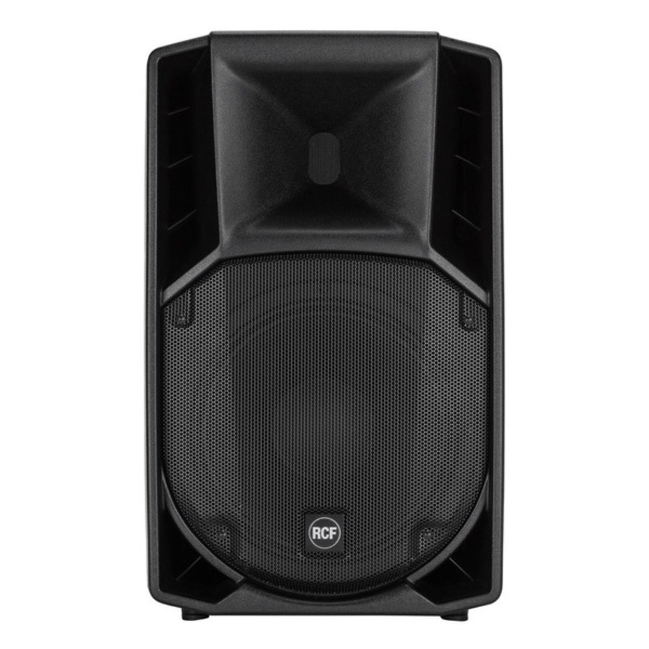 2x RCF Art 712-A MK4 PA Speakers with Stands & Cables