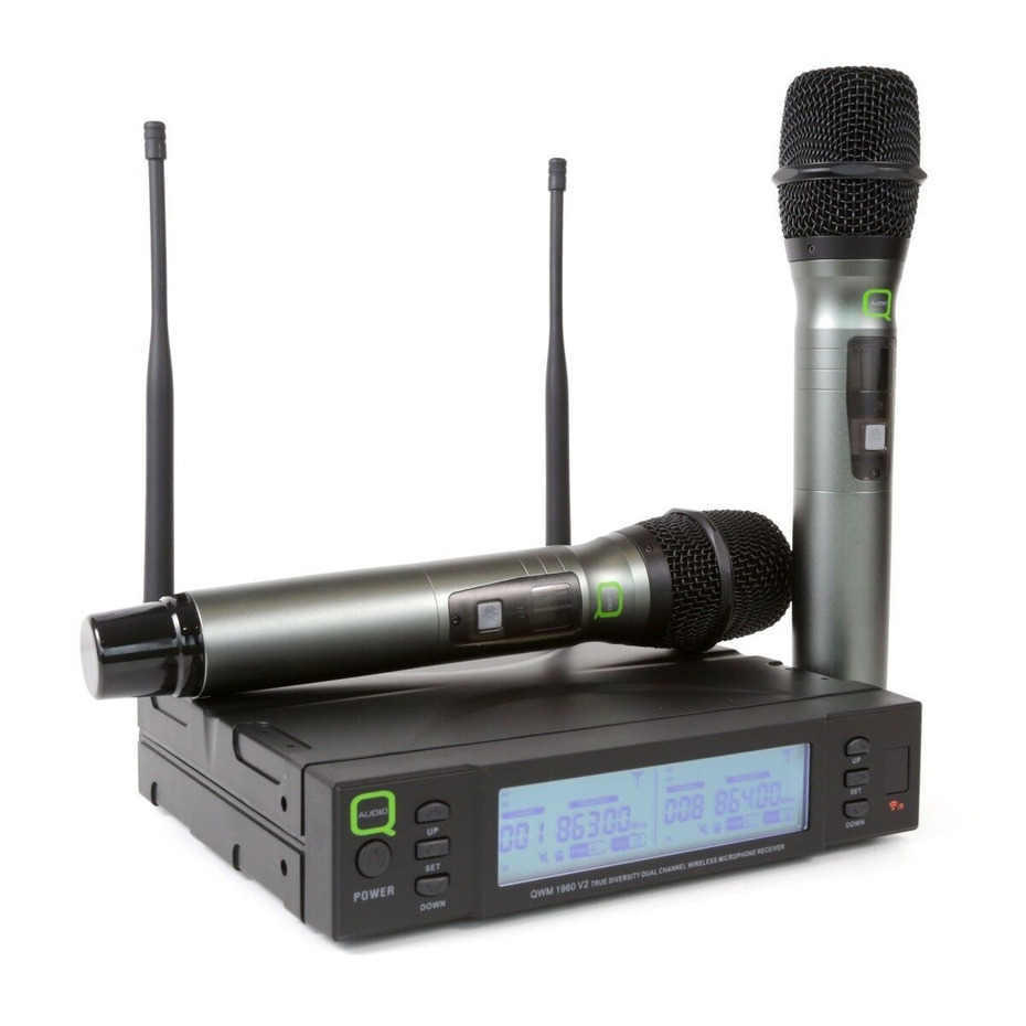 Q-Audio QWM 1960 V2 HH Wireless Microphone System