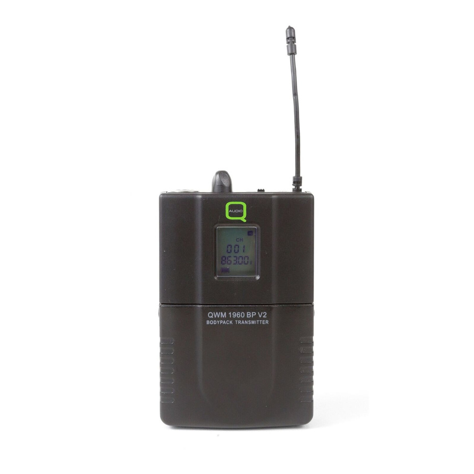 Q-Audio QWM 1960 V2 BP Wireless Mic System