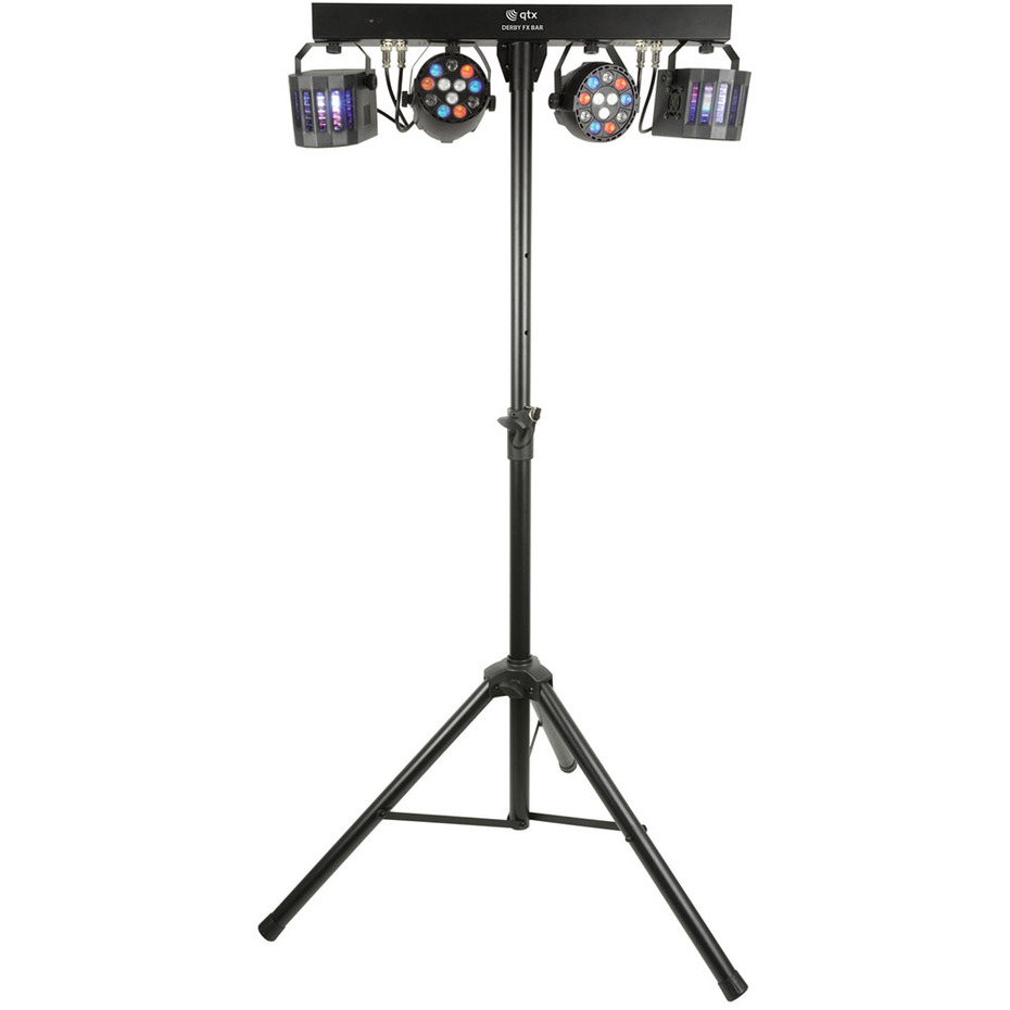 QTX Derby FX Bar LED Party Bar with Stand