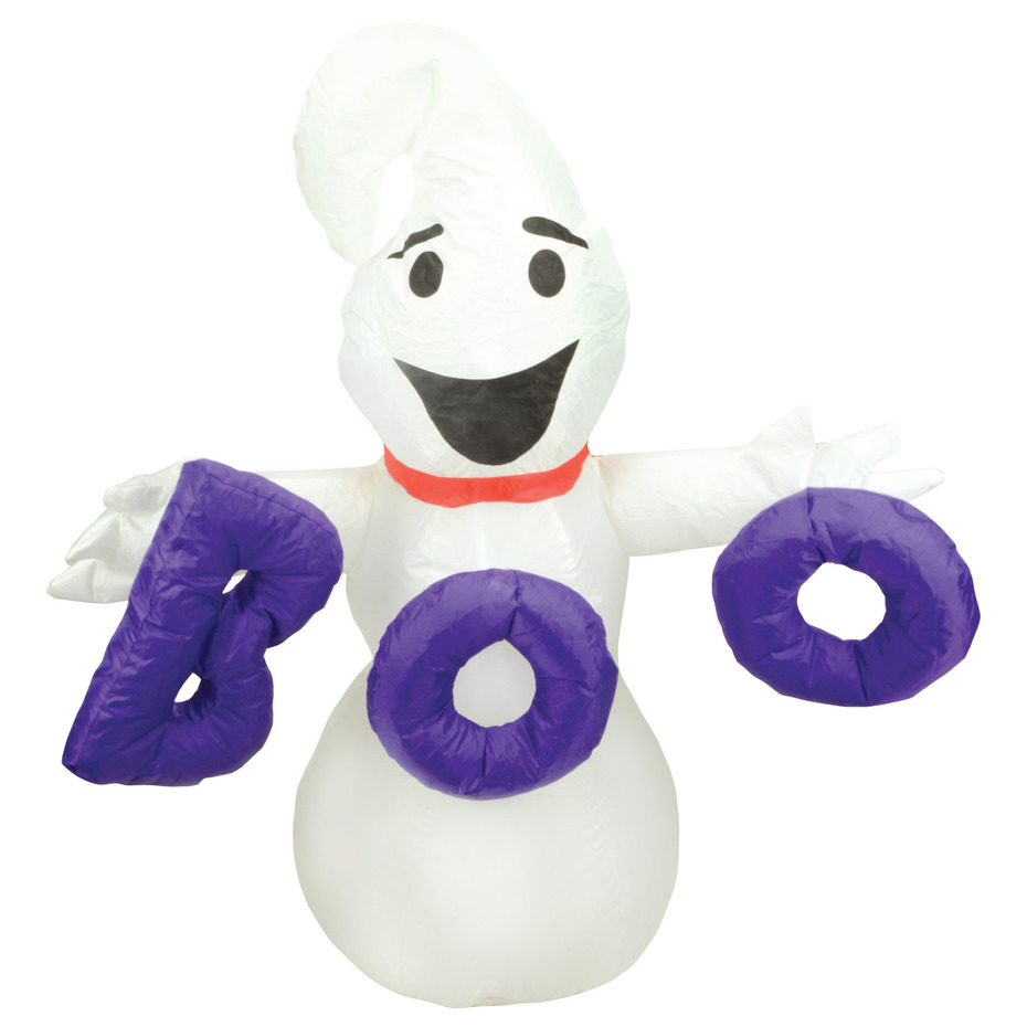 QTX Inflatable Halloween 4ft Ghost with Boo