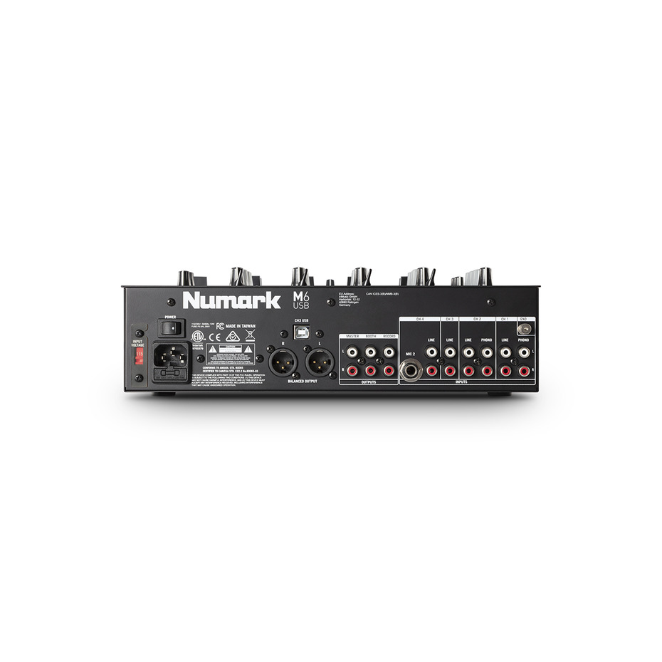 Numark M6 USB 4-Channel DJ Mixer 