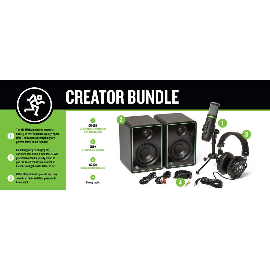 Mackie Creator Bundle for Home Recording
