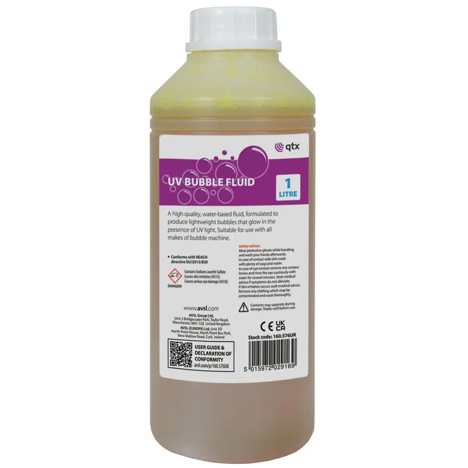 QTX UV Bubble Fluid 1 Litre