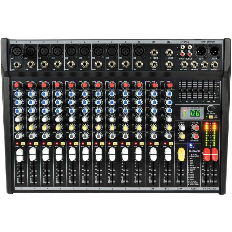 Citronic CSL-14 Compact Mixing Console with DSP