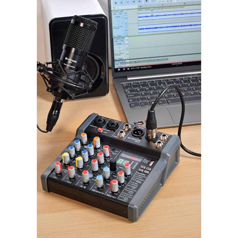 Citronic CMA-6 Compact USB Bluetooth Mixer