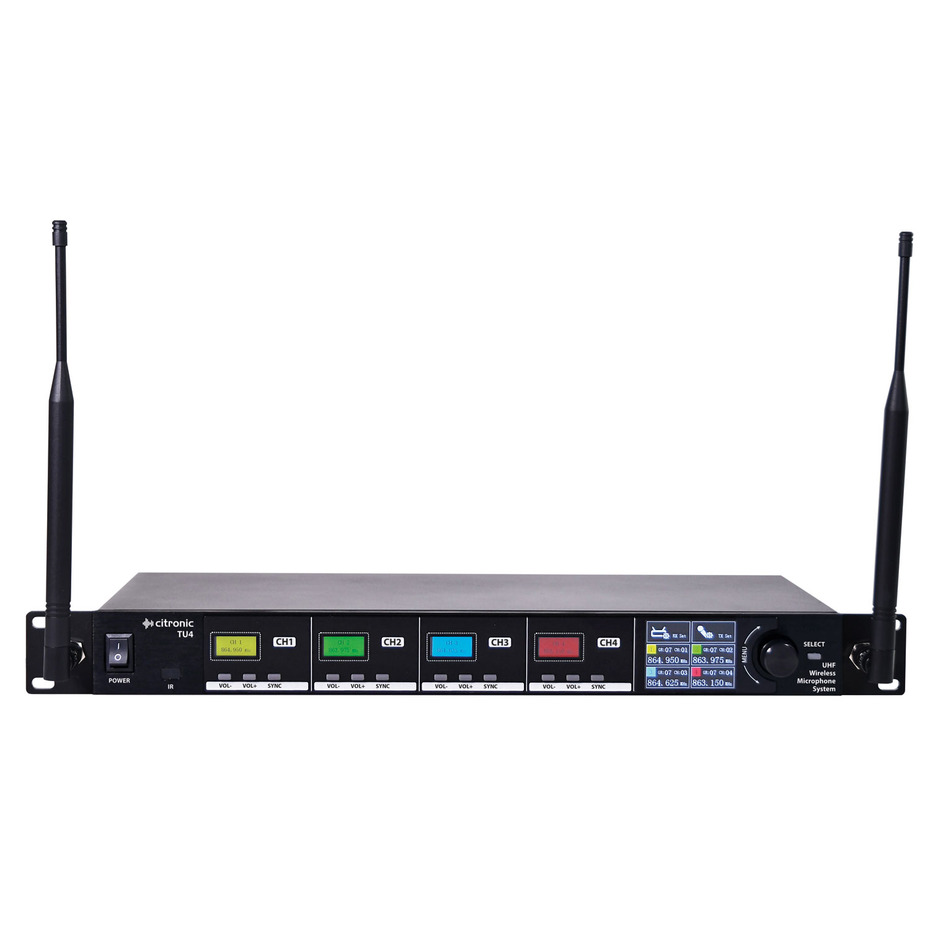 Citronic TU4 -H Quad PLL Mix Set 4 handheld